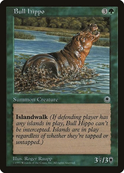 Bull Hippo (Reminder Text), Portal #177275