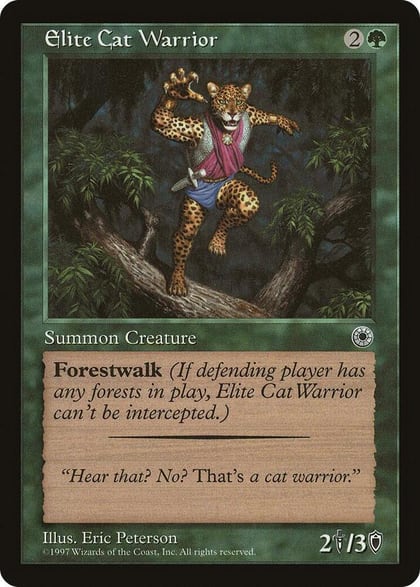 Elite Cat Warrior (Flavor Text), Portal #660