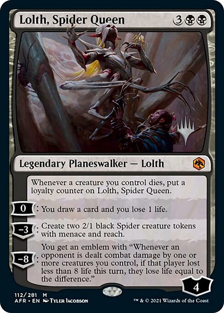 Lolth, Spider Queen, Promo Pack: Adventures in the Forgotten Realms 112