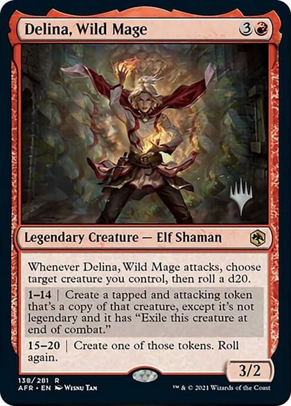 Delina, Wild Mage, Promo Pack: Adventures in the Forgotten Realms 138