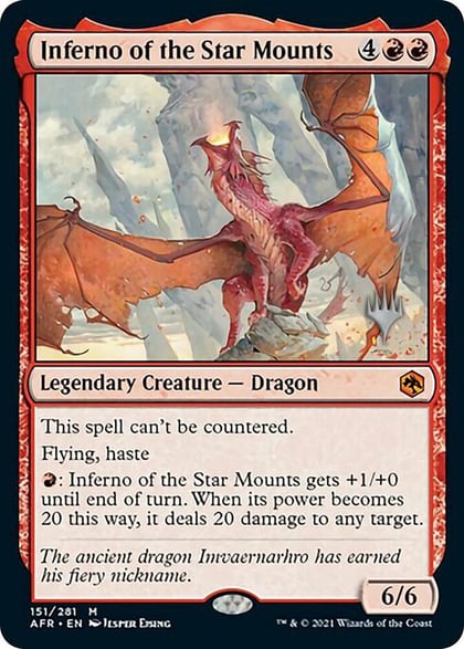 Inferno of the Star Mounts, Promo Pack: Adventures in the Forgotten Realms 151