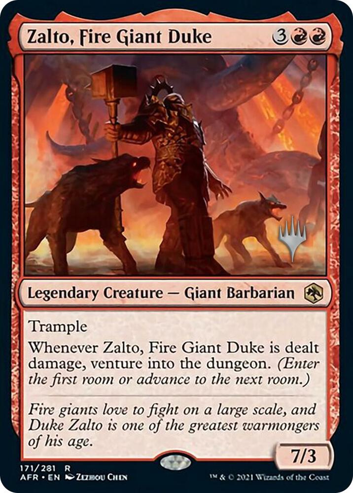Zalto, Fire Giant Duke, Promo Pack: Adventures in the Forgotten Realms 171