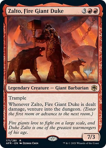Zalto, Fire Giant Duke, Promo Pack: Adventures in the Forgotten Realms 171