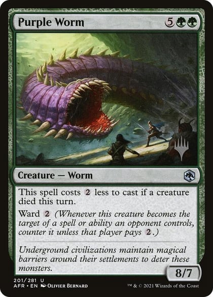 Purple Worm, Promo Pack: Adventures in the Forgotten Realms 201