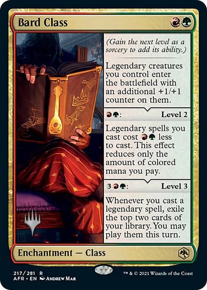 Bard Class, Promo Pack: Adventures in the Forgotten Realms 217