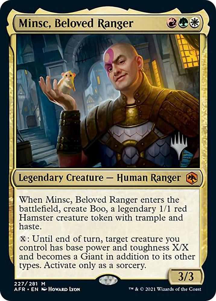 Minsc, Beloved Ranger, Promo Pack: Adventures in the Forgotten Realms 227