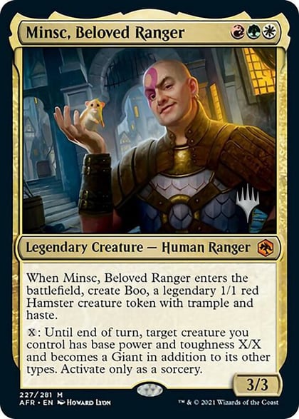 Minsc, Beloved Ranger, Promo Pack: Adventures in the Forgotten Realms 227