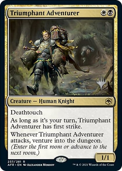 Triumphant Adventurer, Promo Pack: Adventures in the Forgotten Realms 237