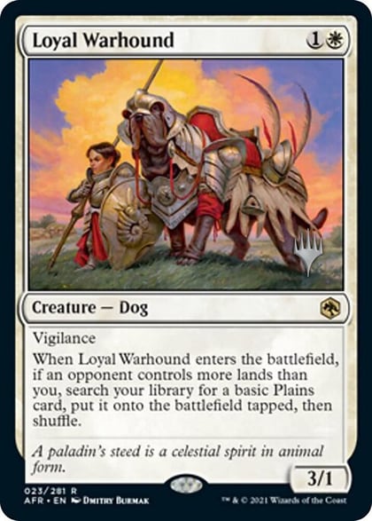 Loyal Warhound, Promo Pack: Adventures in the Forgotten Realms 23