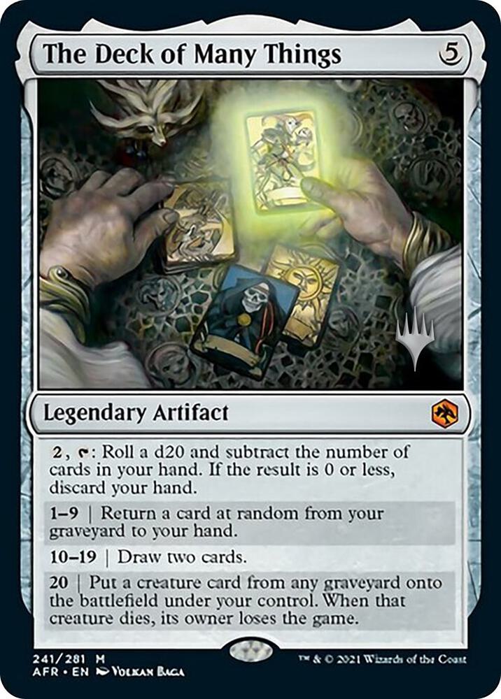 The Deck of Many Things, Promo Pack: Adventures in the Forgotten Realms 241