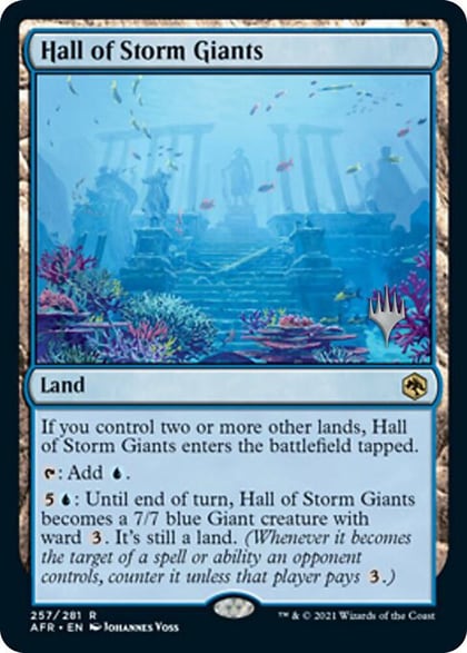 Hall of Storm Giants, Promo Pack: Adventures in the Forgotten Realms 257