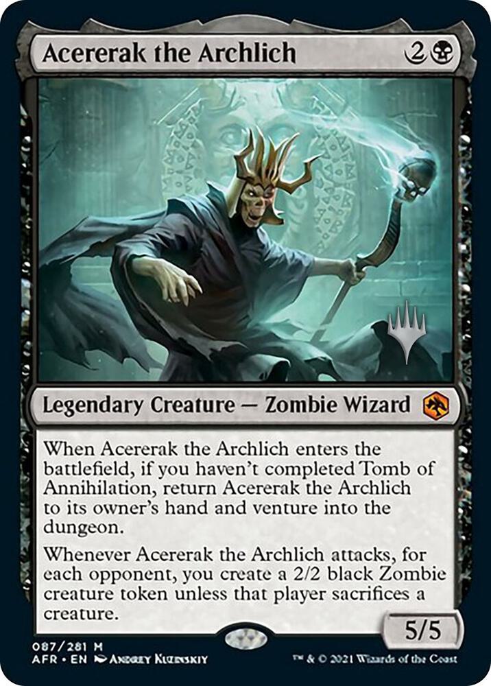 Acererak the Archlich, Promo Pack: Adventures in the Forgotten Realms 87
