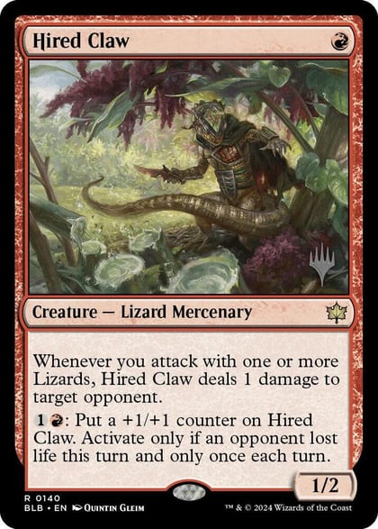 Hired Claw, Promo Pack: Bloomburrow 140
