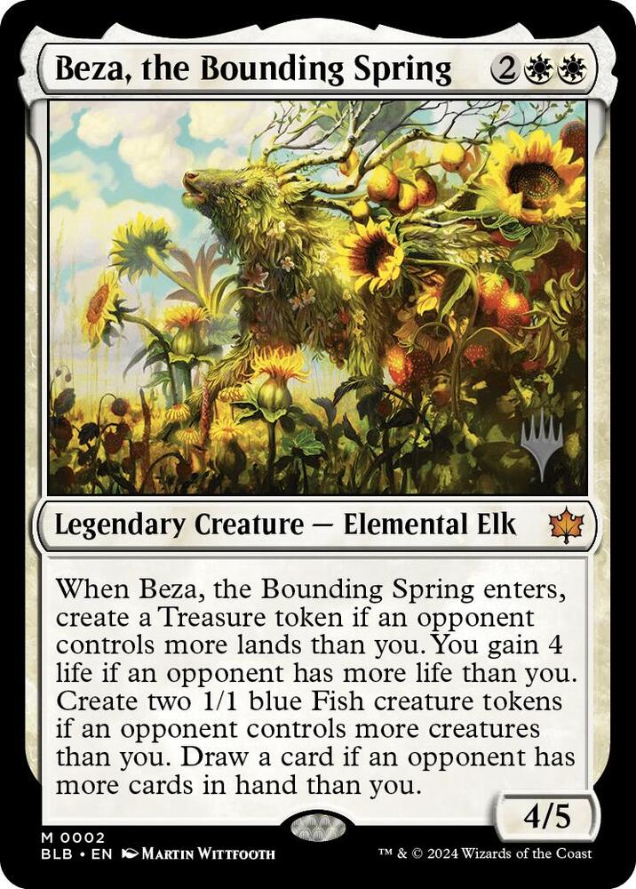 Beza, the Bounding Spring, Promo Pack: Bloomburrow 2