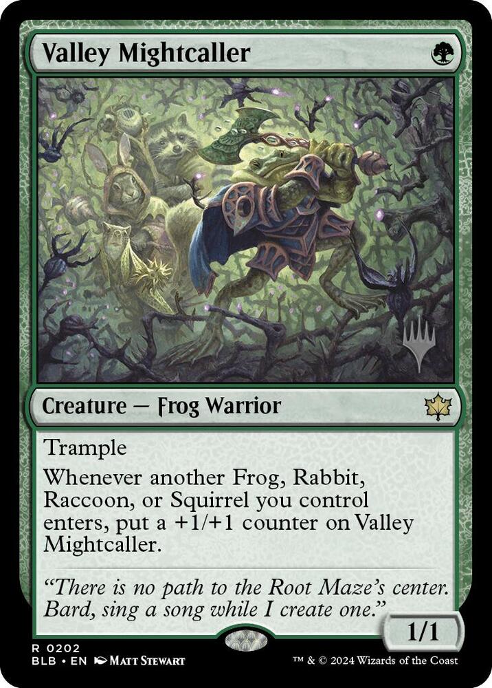 Valley Mightcaller, Promo Pack: Bloomburrow 202