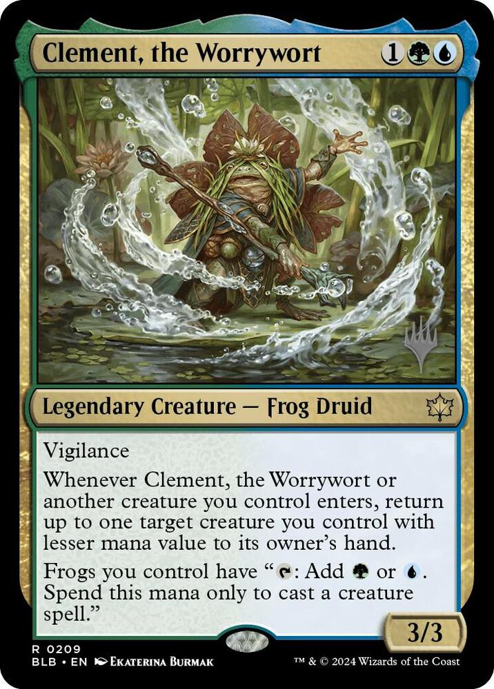 Clement, the Worrywort, Promo Pack: Bloomburrow 209