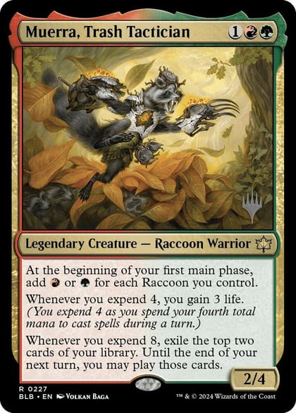 Muerra, Trash Tactician, Promo Pack: Bloomburrow 227