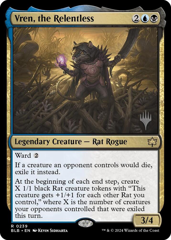Vren, the Relentless, Promo Pack: Bloomburrow 239