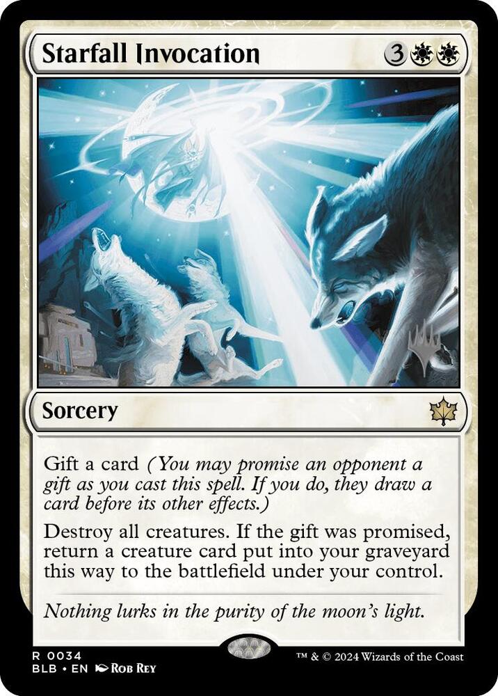 Starfall Invocation, Promo Pack: Bloomburrow 34