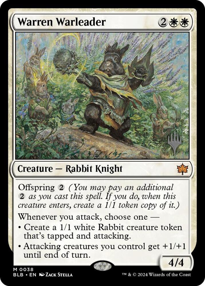 Warren Warleader, Promo Pack: Bloomburrow 38