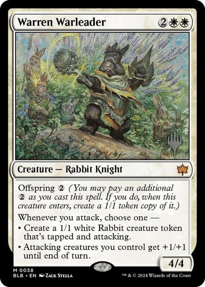 Warren Warleader, Promo Pack: Bloomburrow 38