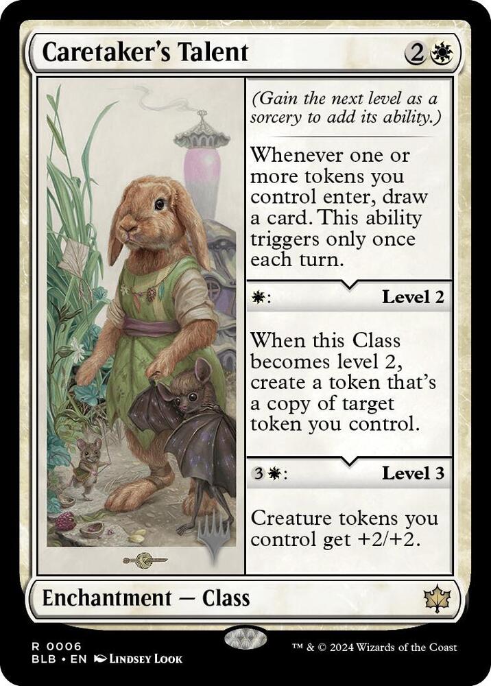 Caretaker's Talent, Promo Pack: Bloomburrow 6