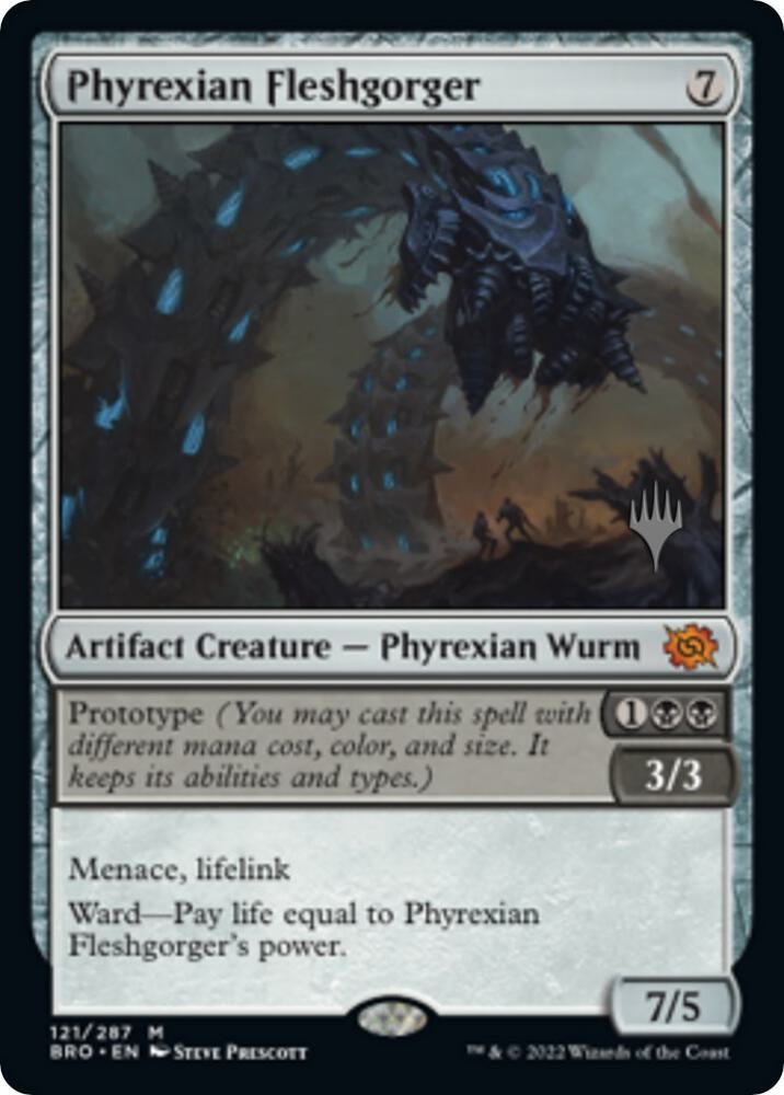 Phyrexian Fleshgorger, Promo Pack: The Brothers' War 121