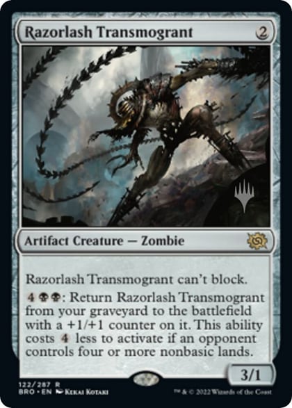 Razorlash Transmogrant, Promo Pack: The Brothers' War 122