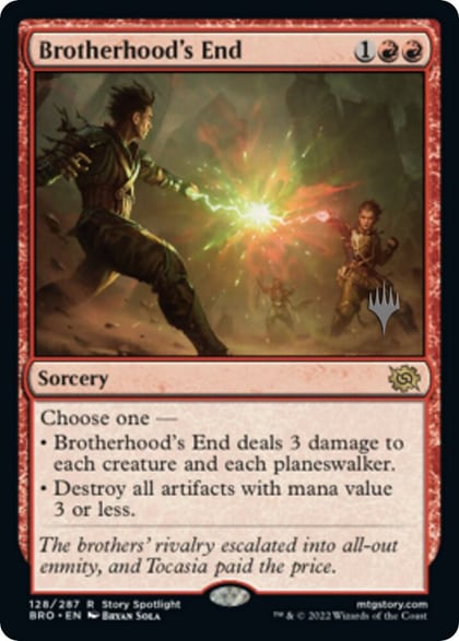 Brotherhood's End, Promo Pack: The Brothers' War 128