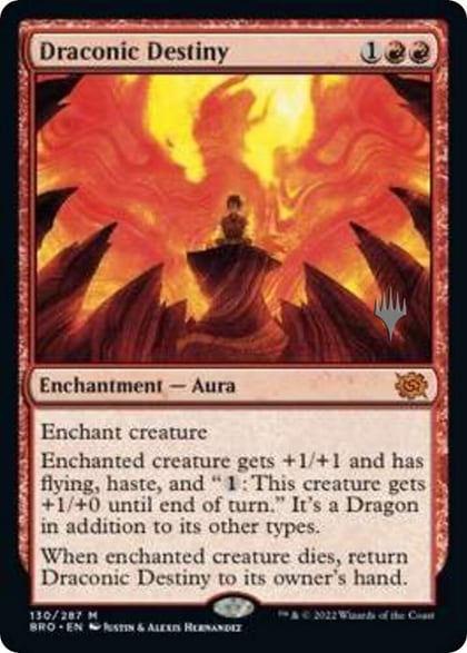 Draconic Destiny, Promo Pack: The Brothers' War 130