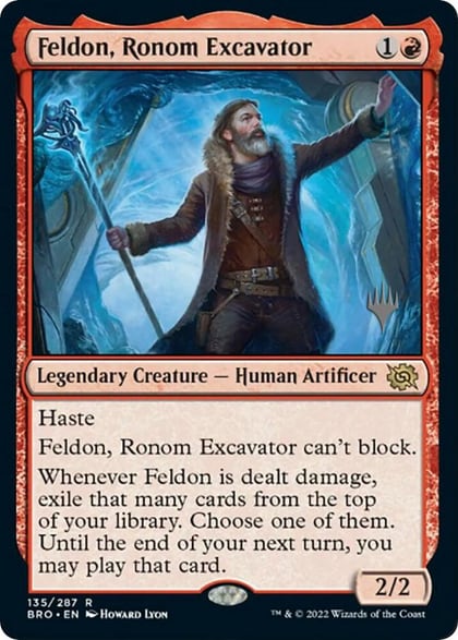 Feldon, Ronom Excavator, Promo Pack: The Brothers' War 135
