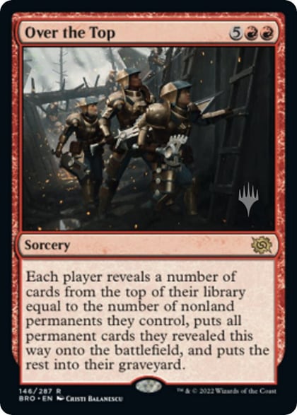 Over the Top, Promo Pack: The Brothers' War 146