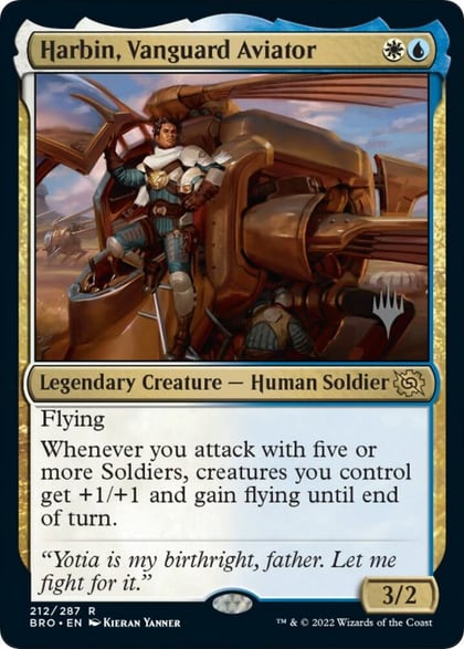 Harbin, Vanguard Aviator, Promo Pack: The Brothers' War 212