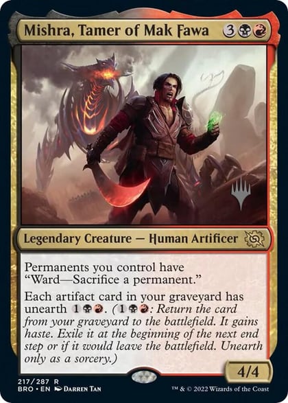 Mishra, Tamer of Mak Fawa, Promo Pack: The Brothers' War 217