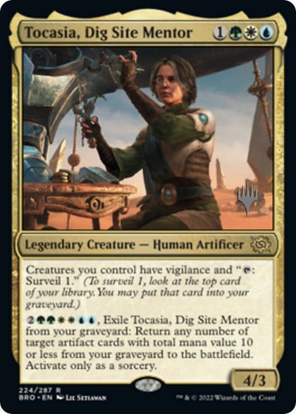 Tocasia, Dig Site Mentor, Promo Pack: The Brothers' War 224
