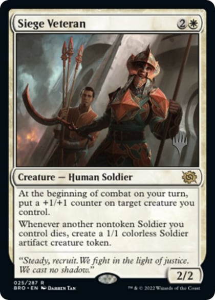 Siege Veteran, Promo Pack: The Brothers' War 25