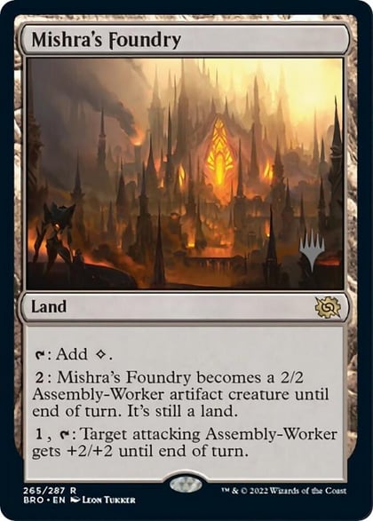 Mishra's Foundry, Promo Pack: The Brothers' War 265