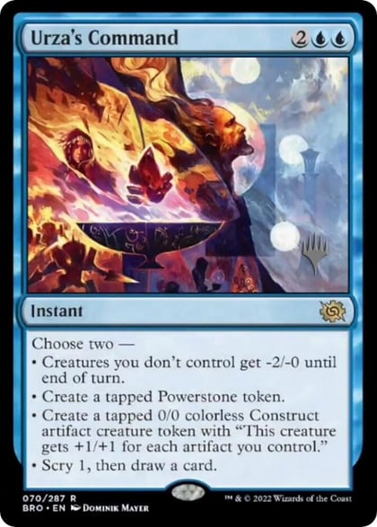 Urza's Command, Promo Pack: The Brothers' War 70