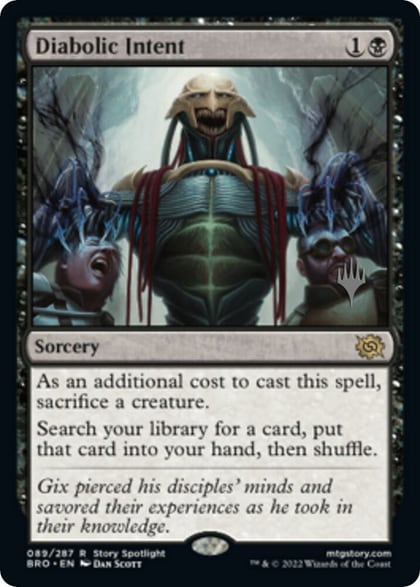 Diabolic Intent, Promo Pack: The Brothers' War 89