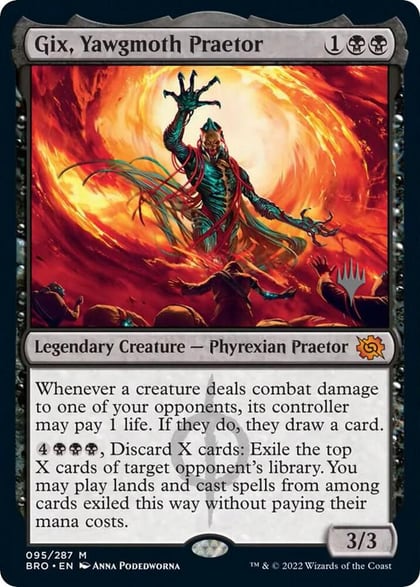 Gix, Yawgmoth Praetor, Promo Pack: The Brothers' War 95