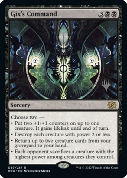 Gix's Command, Promo Pack: The Brothers' War 97