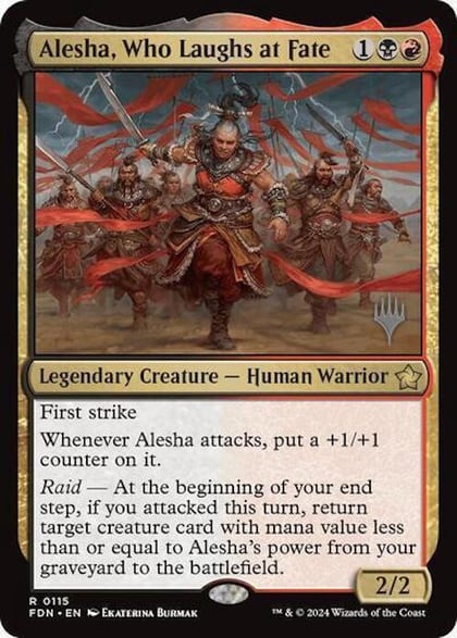 Alesha, Who Laughs at Fate, Promo Pack: Aetherdrift 115