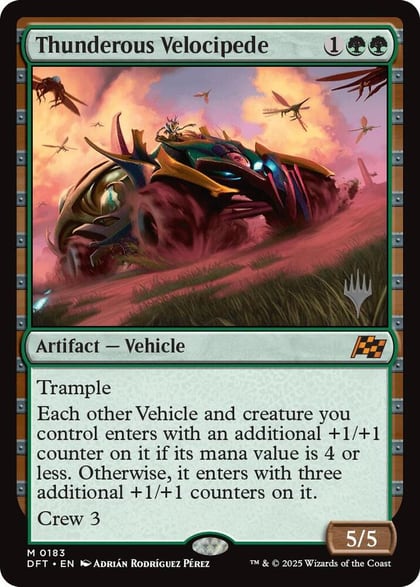 Thunderous Velocipede, Promo Pack: Aetherdrift 183