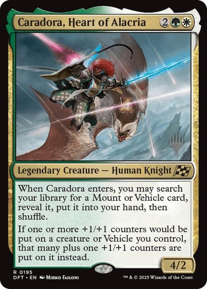 Caradora, Heart of Alacria, Promo Pack: Aetherdrift 195