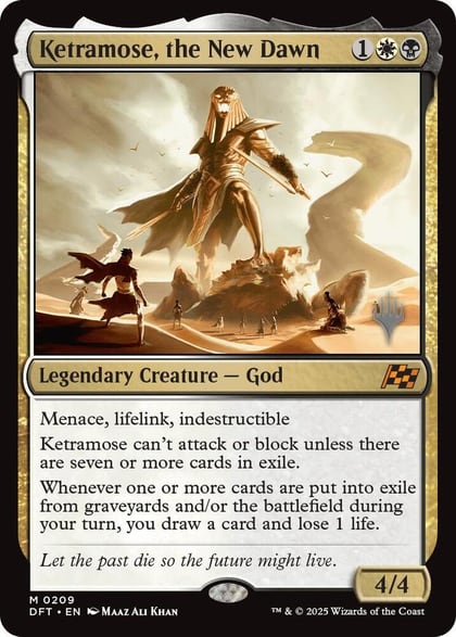 Ketramose, the New Dawn, Promo Pack: Aetherdrift 209