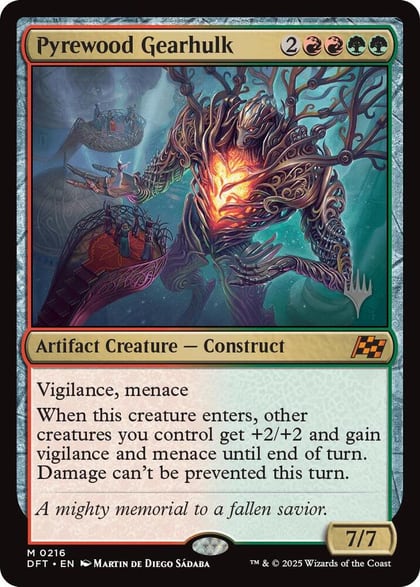 Pyrewood Gearhulk, Promo Pack: Aetherdrift 216