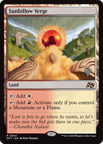 Sunbillow Verge, Promo Pack: Aetherdrift 264
