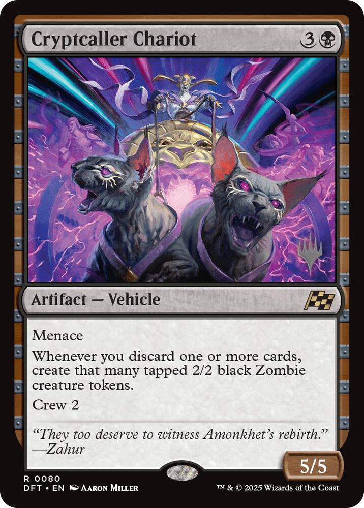 Cryptcaller Chariot, Promo Pack: Aetherdrift 80