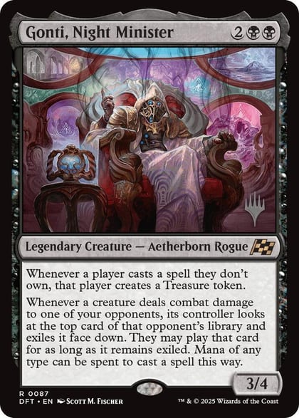 Gonti, Night Minister, Promo Pack: Aetherdrift 87