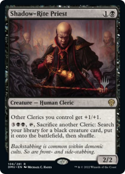 Shadow-Rite Priest, Promo Pack: Dominaria United 106
